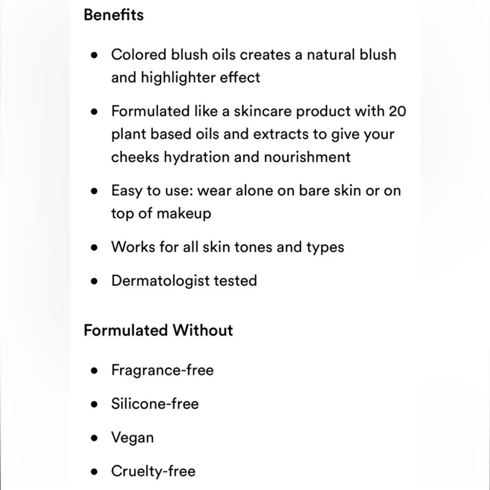 BYO “But Tonight” blush oil